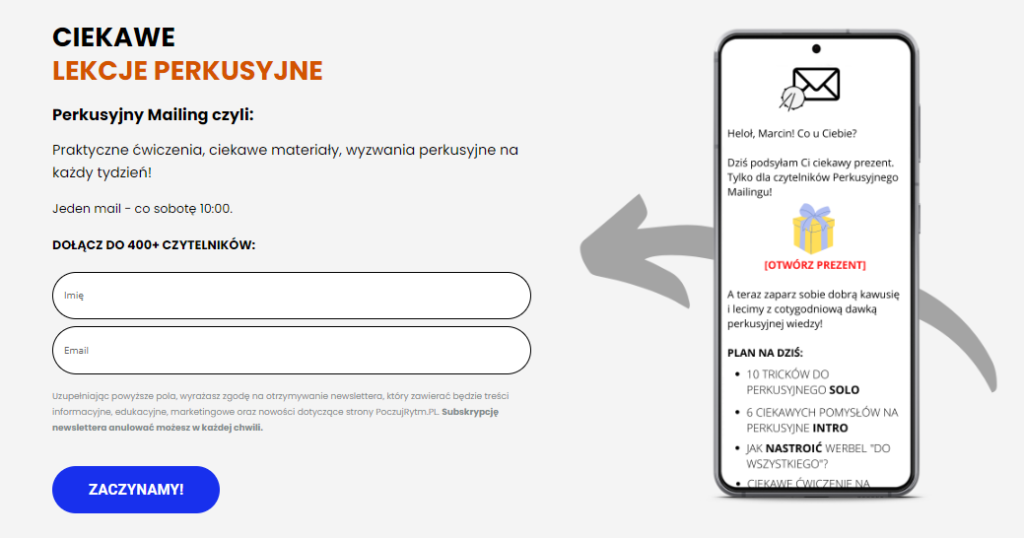 Baner Perkusyjnego Mailingu